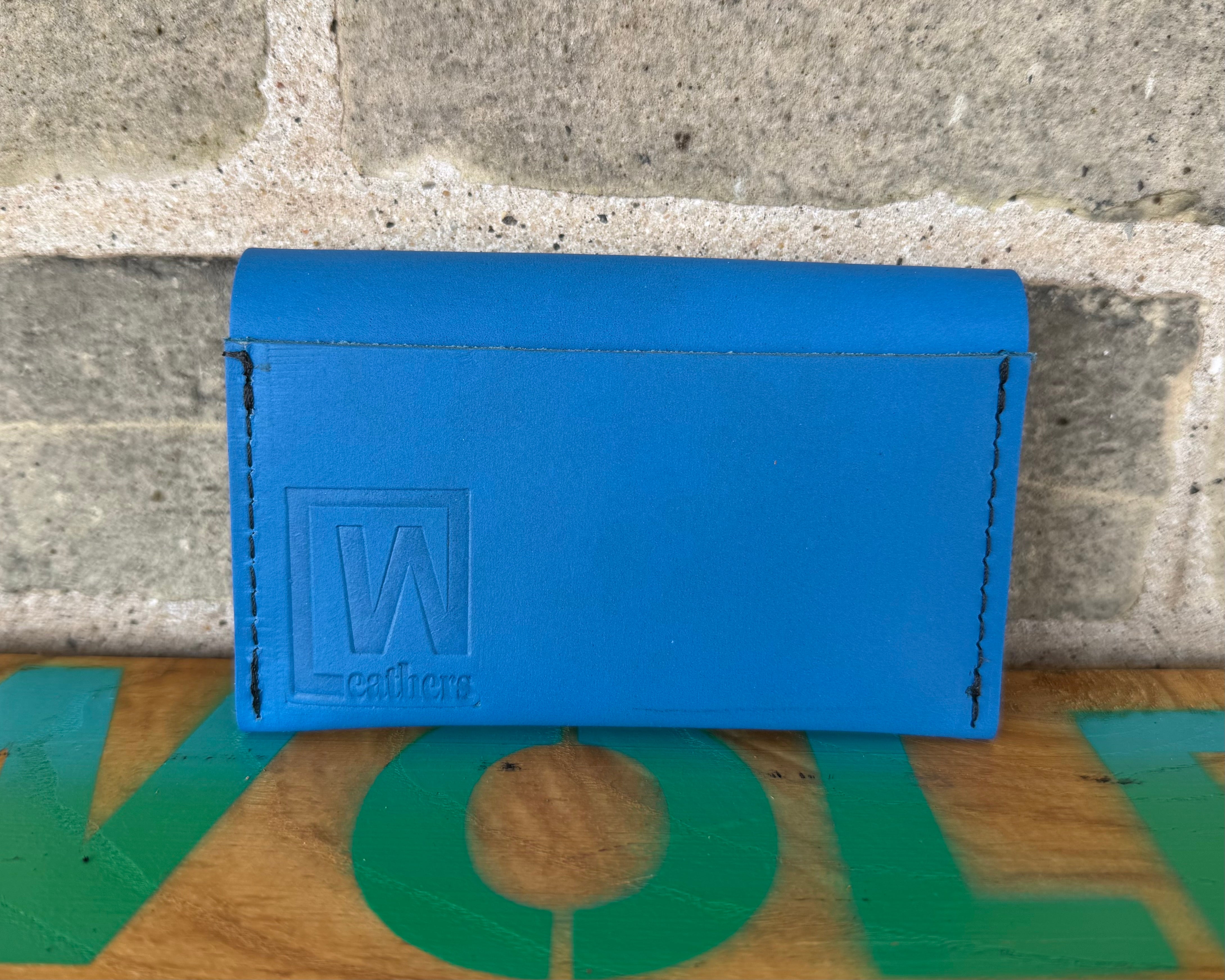 Leather Button Wallet
