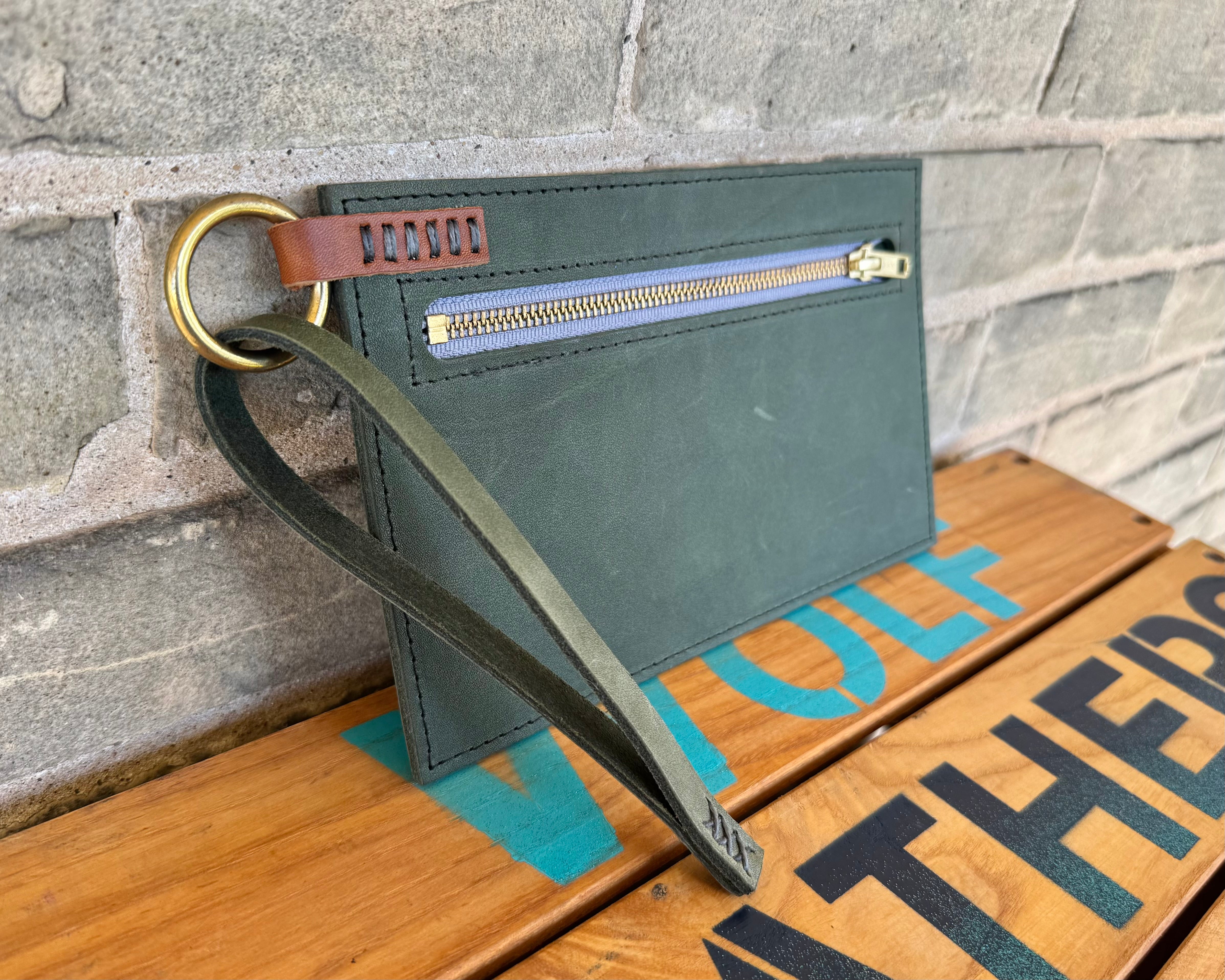 Leather Clutch